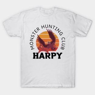 Harpy - Monster Hunting Club - White - Fantasy - Funny T-Shirt